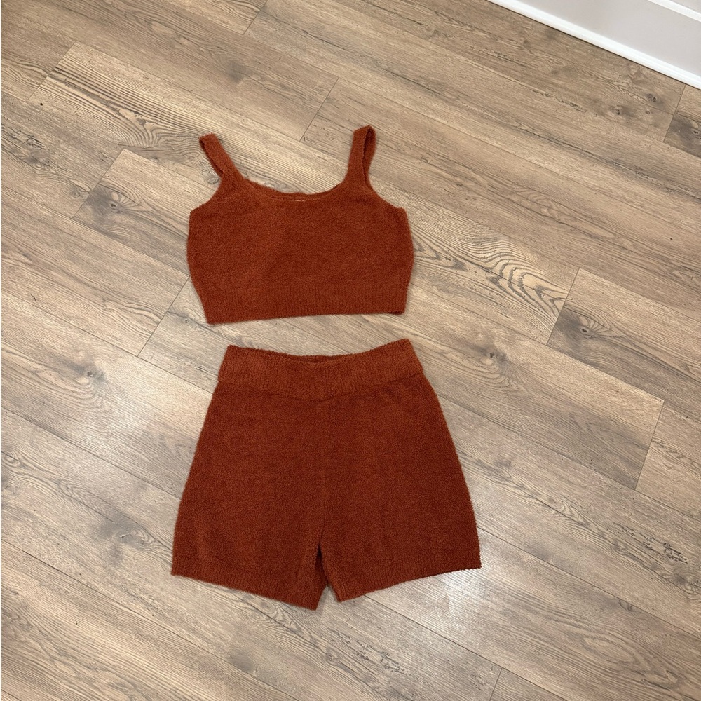 Stars Above Terracotta Knit Lounge Set